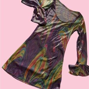 mutlicolor festival dress